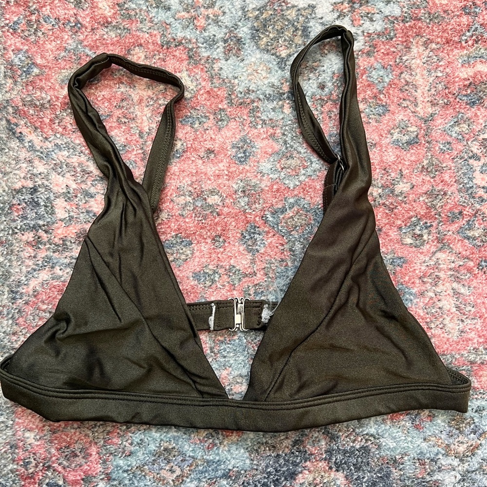 Dark green swim top